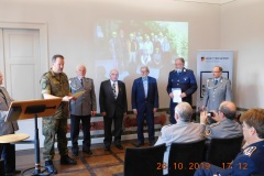 v.l. n.r   Stabsgefreiter d.R Daniel Klein, Oberstleutnant a.D. Christian Keimer, Feldwebel d.R. Georg Kampfmann, Oberfeldwebel d.R Franz Schmied, Major d.R. Hans Wichmann, Obergefreiter d.R. Gunther Conrad, Obergefreiter d.R. Frank Kreuz