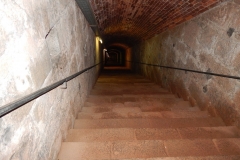 Blick vom Oberen Werk auf die Treppe